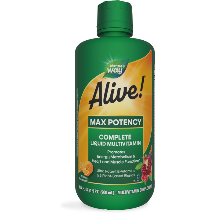 Alive! (R)  Max Potency Liquid Multi-Vitamin 30.4 fl oz (1.9 Pt.) (900 mL)