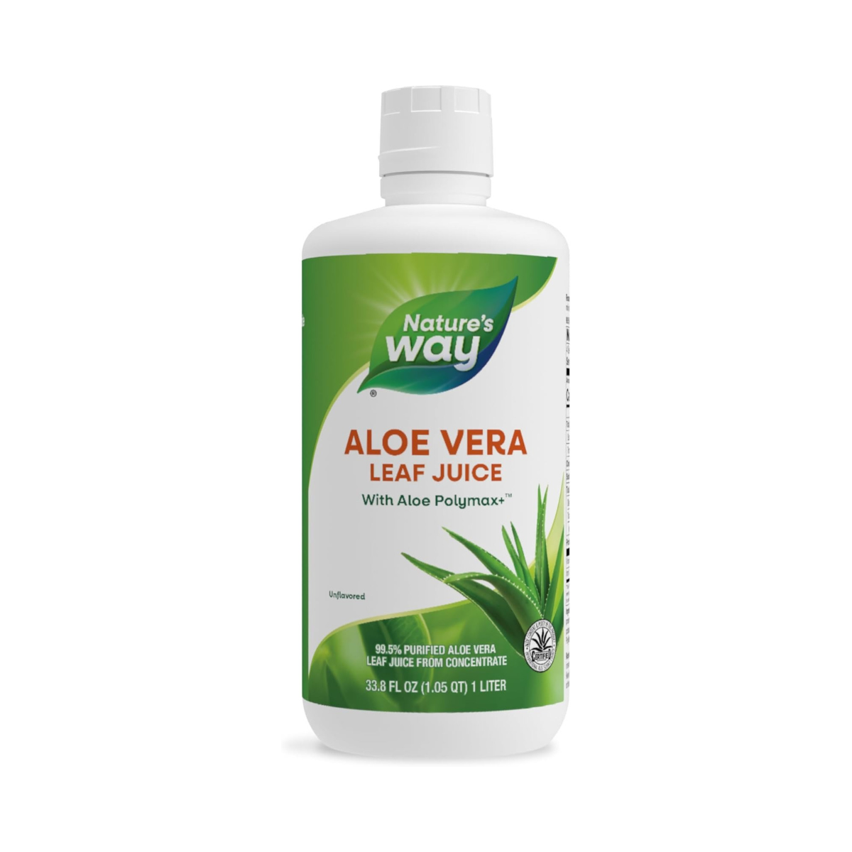 Aloe Vera Leaf Juice 33.8 fl oz (1.05 Qt) (1 Liter )