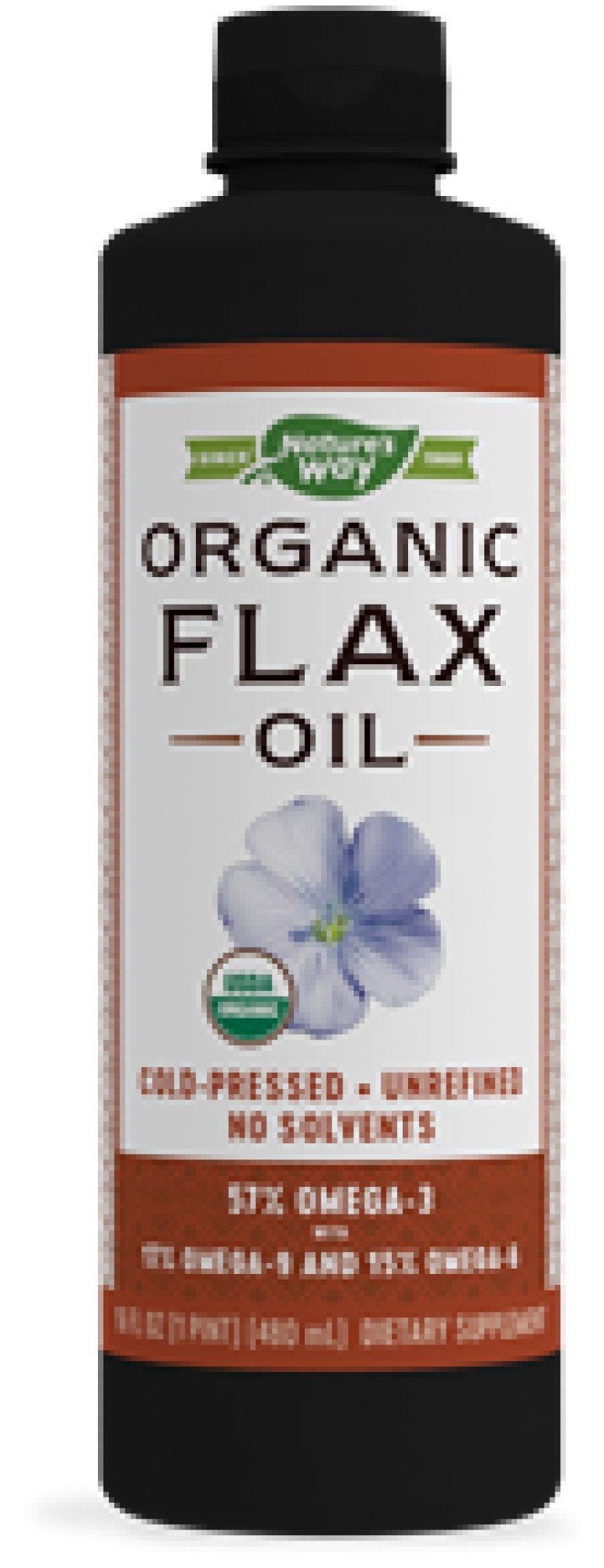 EfaGold (R)  Organic Flax Oil 16 fl oz (480 mL)