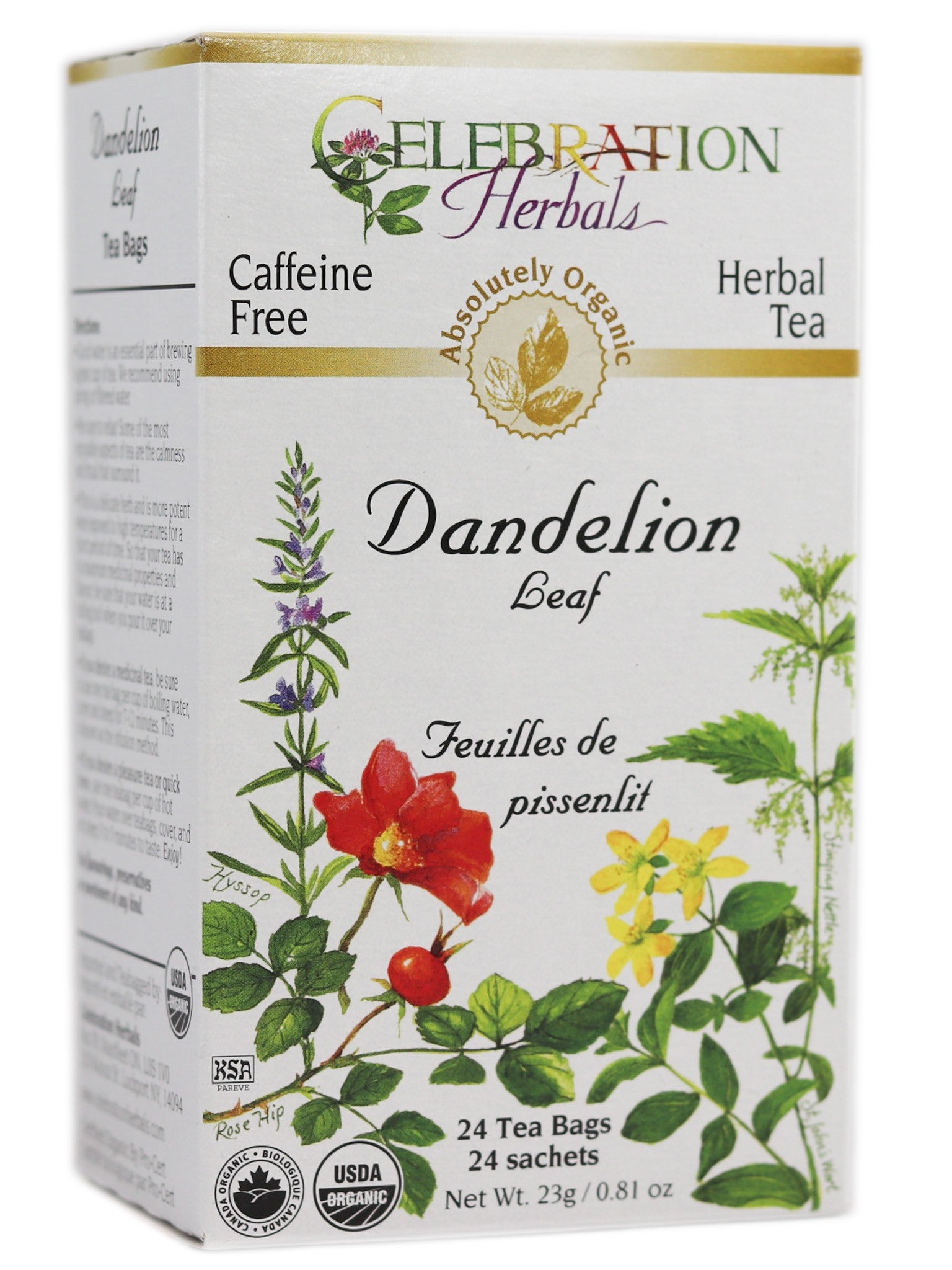 CHTea - Dandelion Lf ORG 24TB