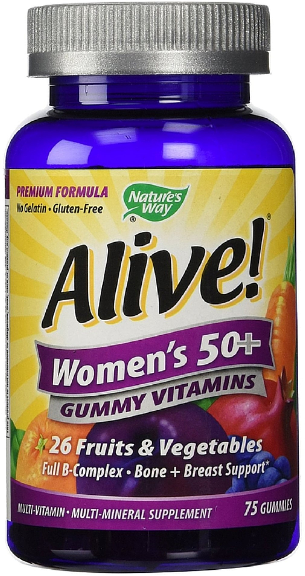 ALIVE WMN50+ GUMY MULT VIT75CT 75 ct