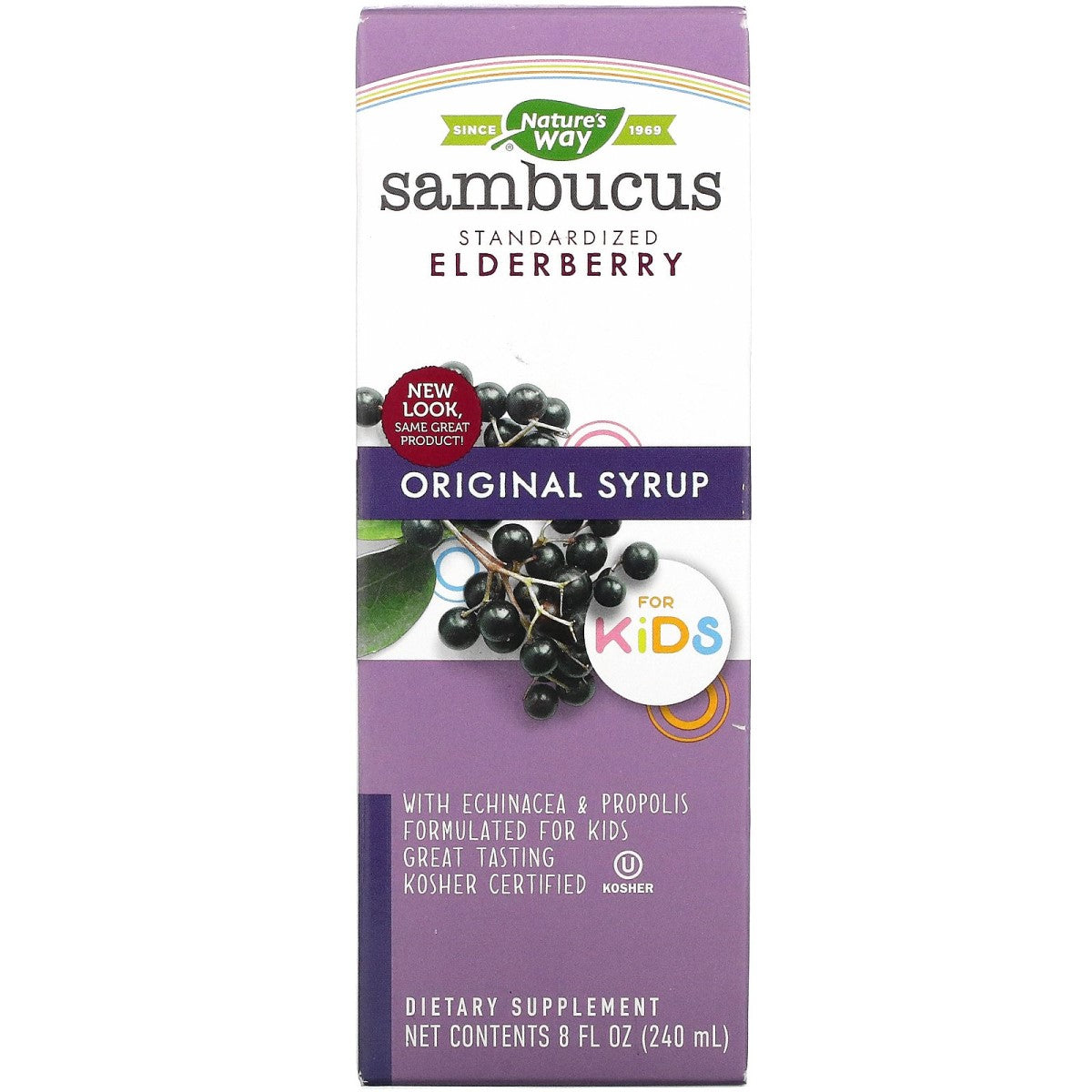 Sambucus for Kids Syrup with Propolis & Echinacea 8 oz